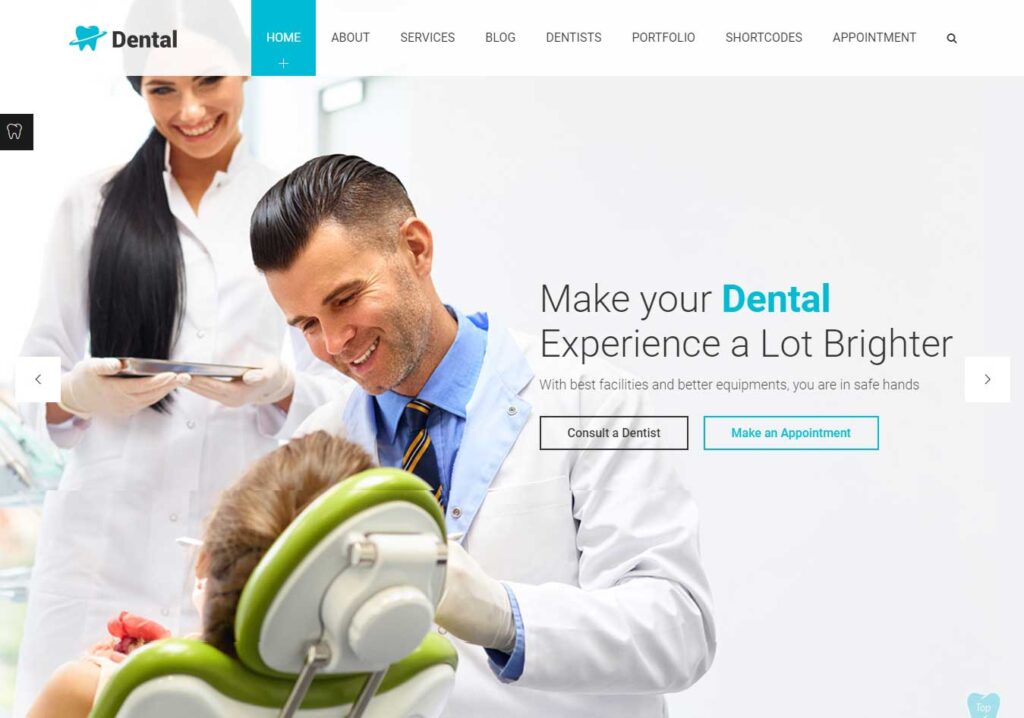 Dental Clinic - Medical Website Design