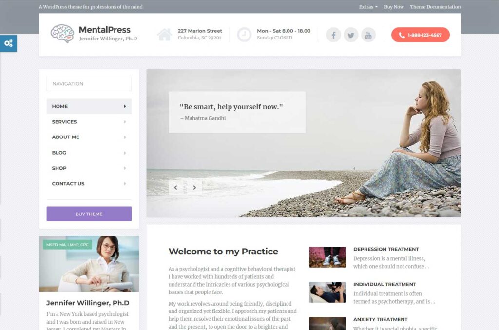 Mental Press - Medical Website Design